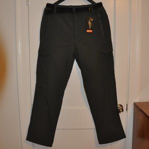 Windproof, waterproof Softshell Fleece Lined Pants